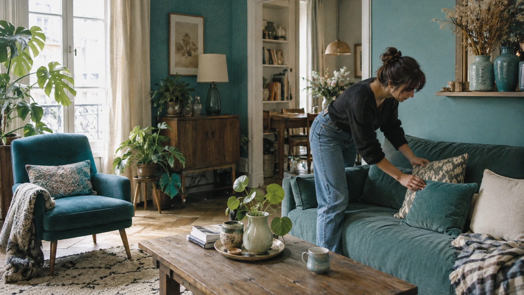 Apportez calme et dynamisme à votre intérieur grâce à la couleur turquoise