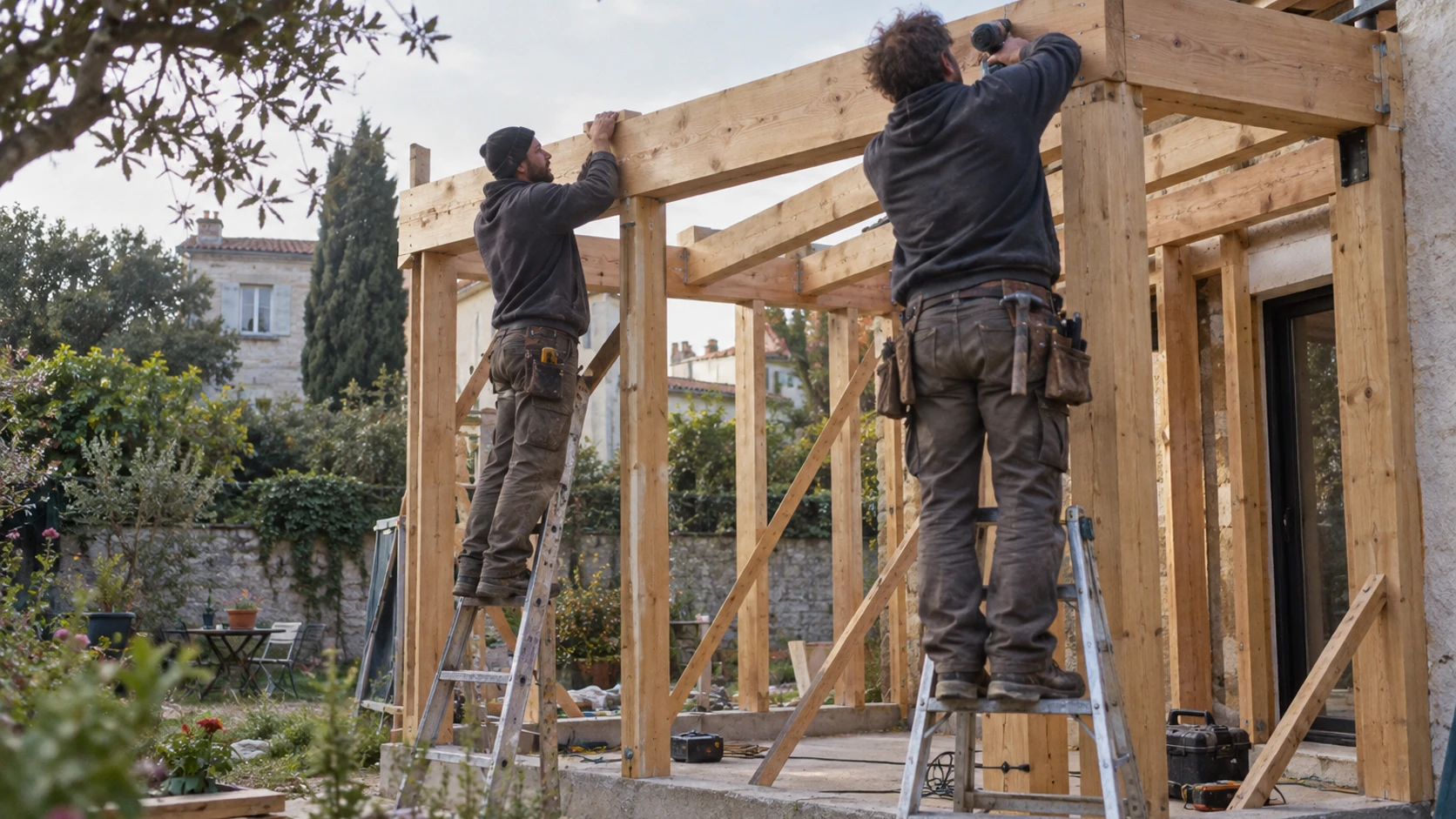 Réalisez une extension de votre maison grâce à une ossature en bois