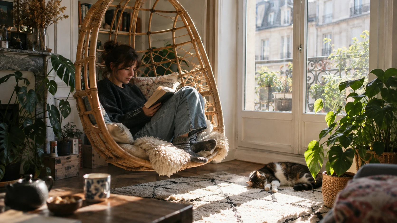 Fauteuil suspendu d’intérieur : alliez confort et élégance dans votre espace