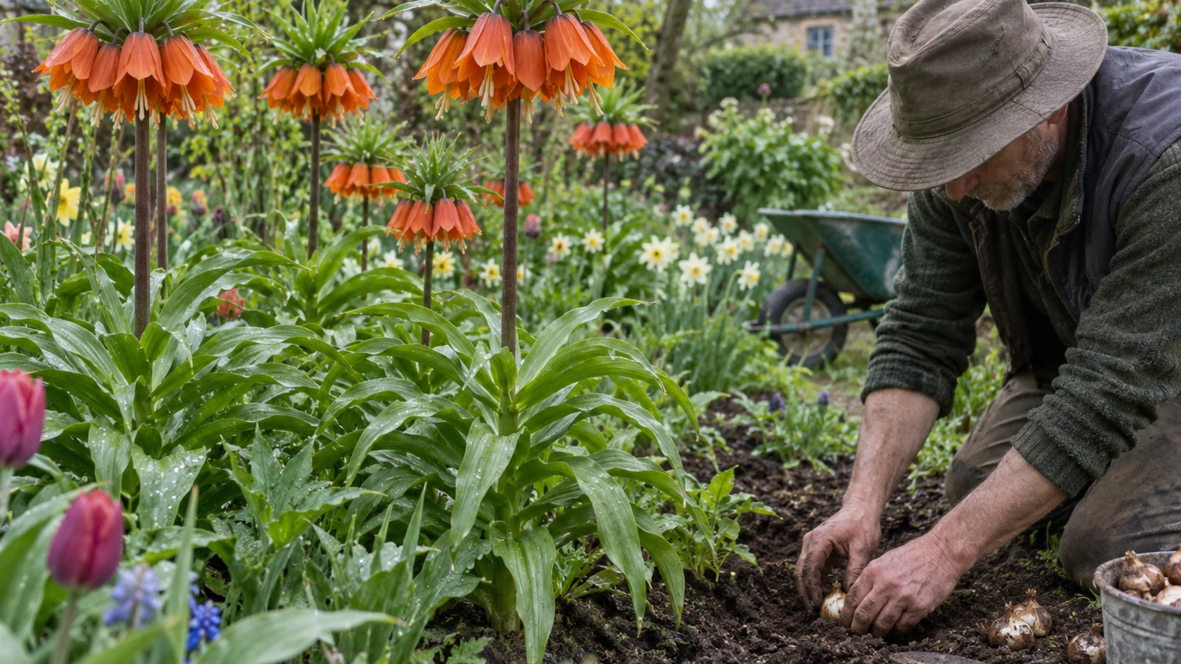 Fritillaire impériale : cultivez une couronne royale au jardin