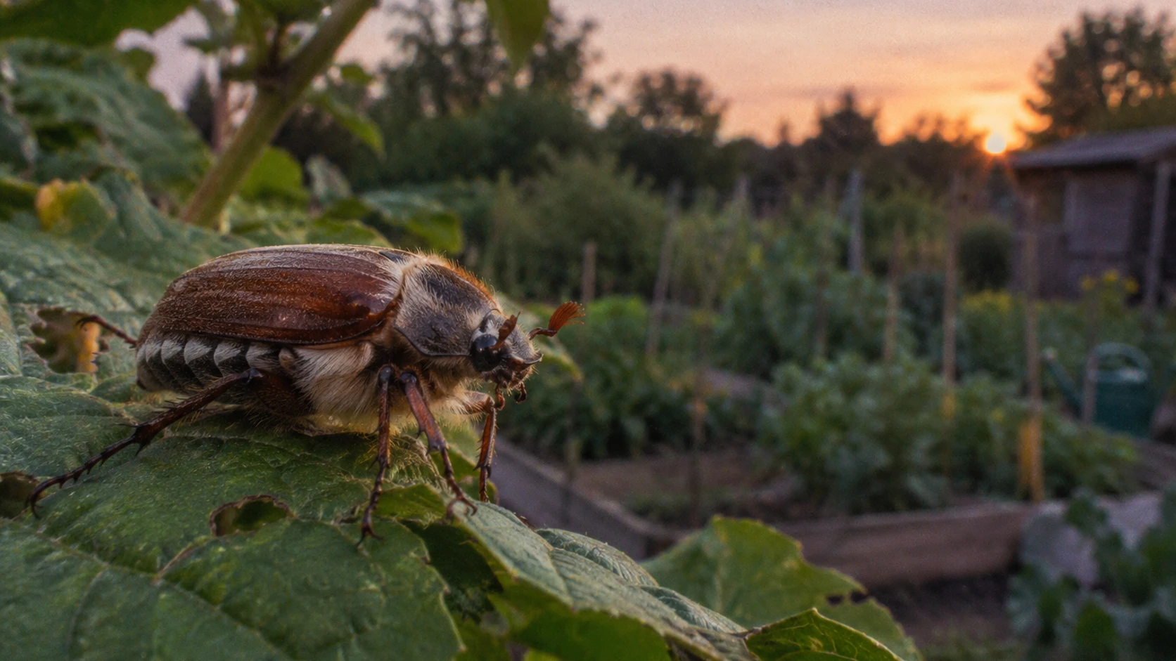 Tout savoir sur le hanneton volant et ses larves au jardin