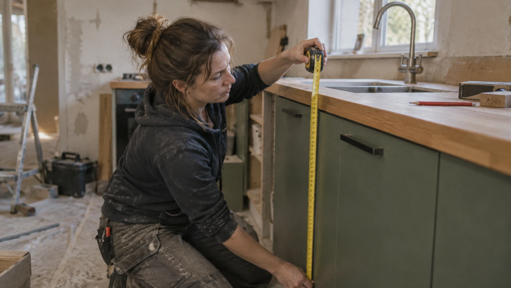 Quelle est la hauteur d’un plan de travail de cuisine ?