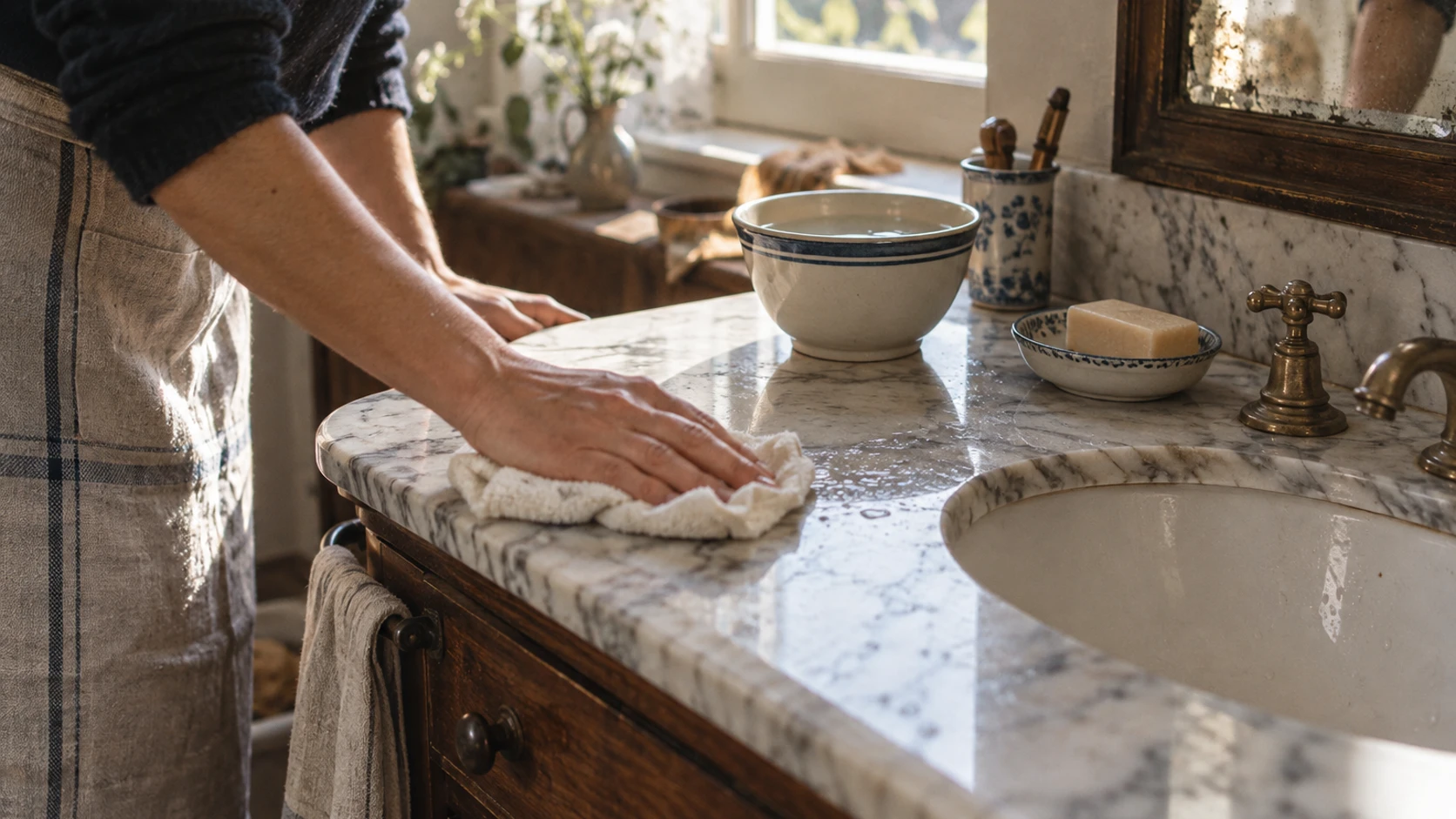 Les astuces de grand-mère pour nettoyer et entretenir le marbre