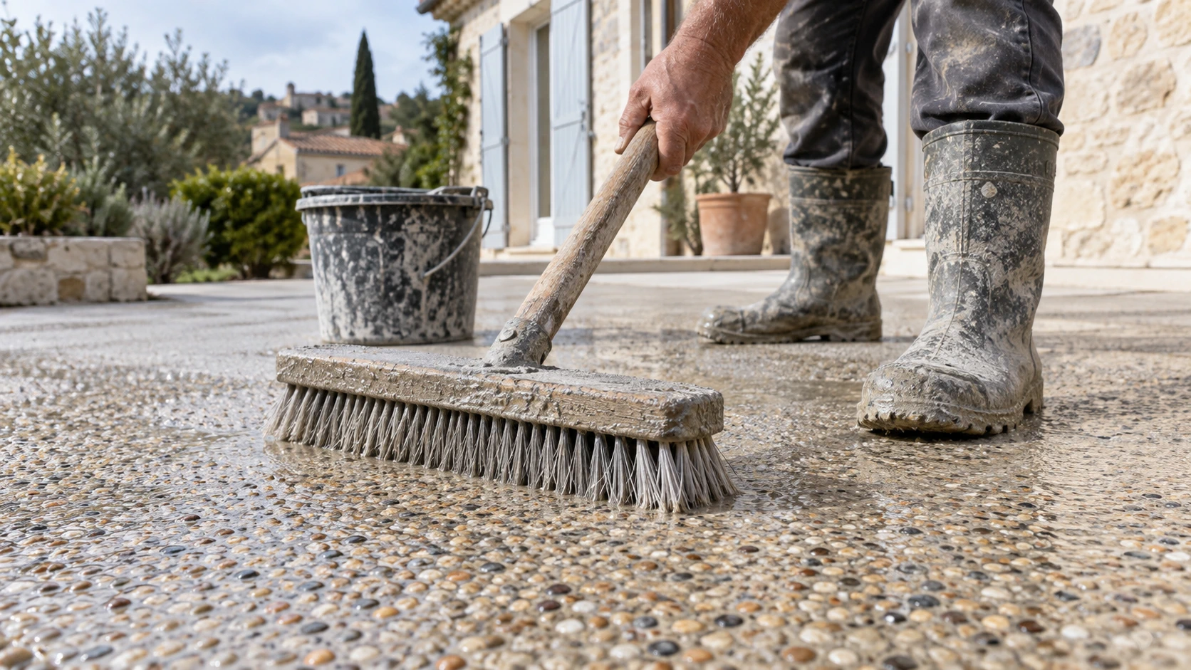 Les caractéristiques du béton désactivé et ses avantages pour les aménagements extérieurs