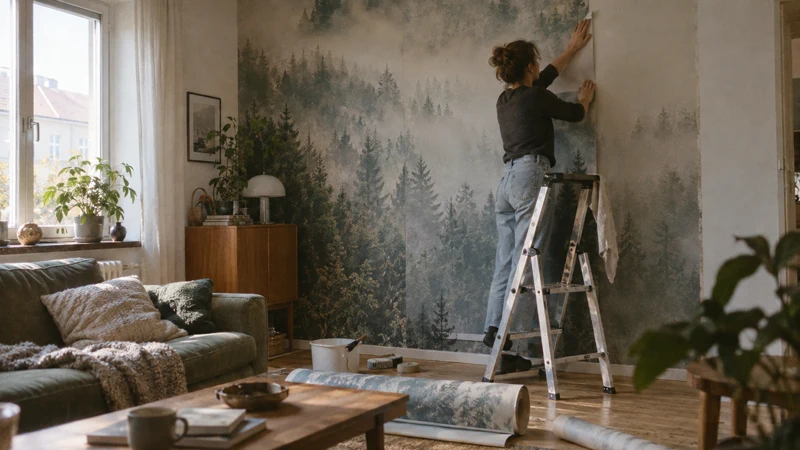 Inviter la nature dans son intérieur avec un papier peint panoramique