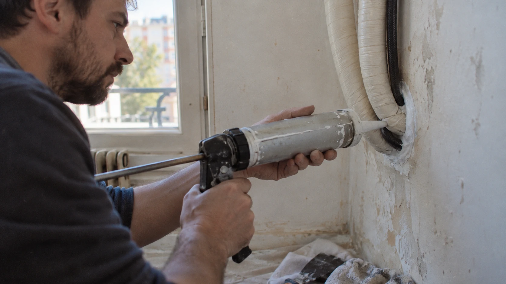 Pâte pour boucher passage des tuyaux de climatiseur : comment l’utiliser ?