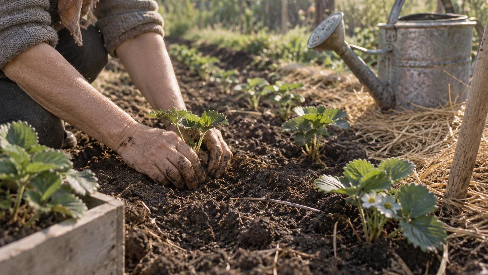 Réussir à planter vos fraisiers pour de belles récoltes
