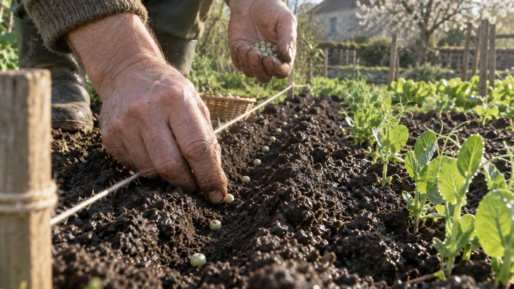 Potager : voici quand semer vos petits pois pour une récolte réussie