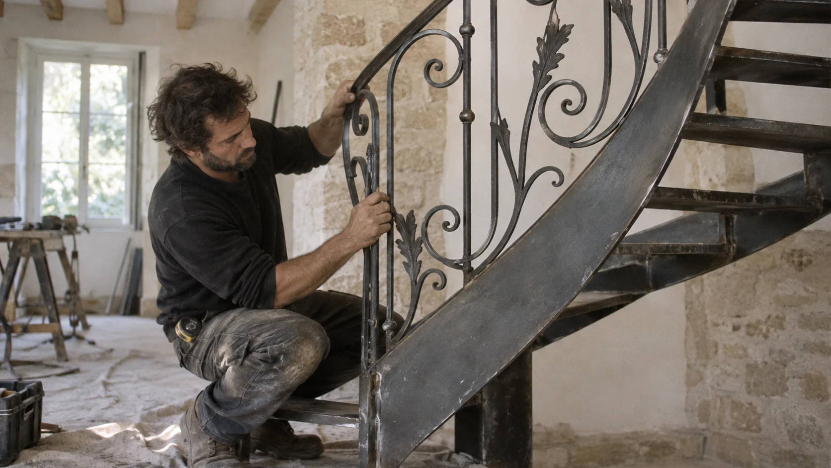 Pourquoi choisir un escalier d’intérieur en fer forgé ?