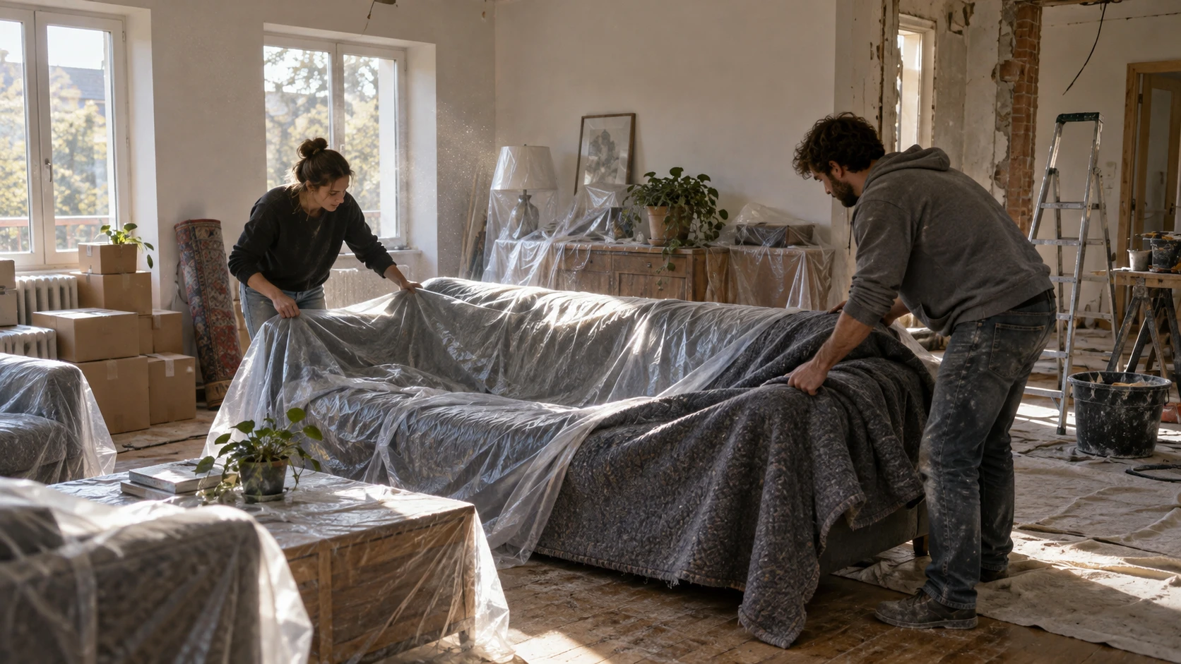 Que faire de vos biens mobiliers lors de travaux dans votre maison ?