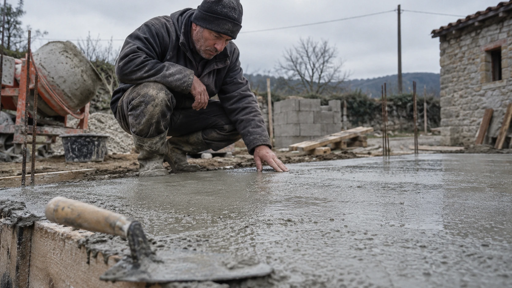 Quel est le temps de séchage du béton ?