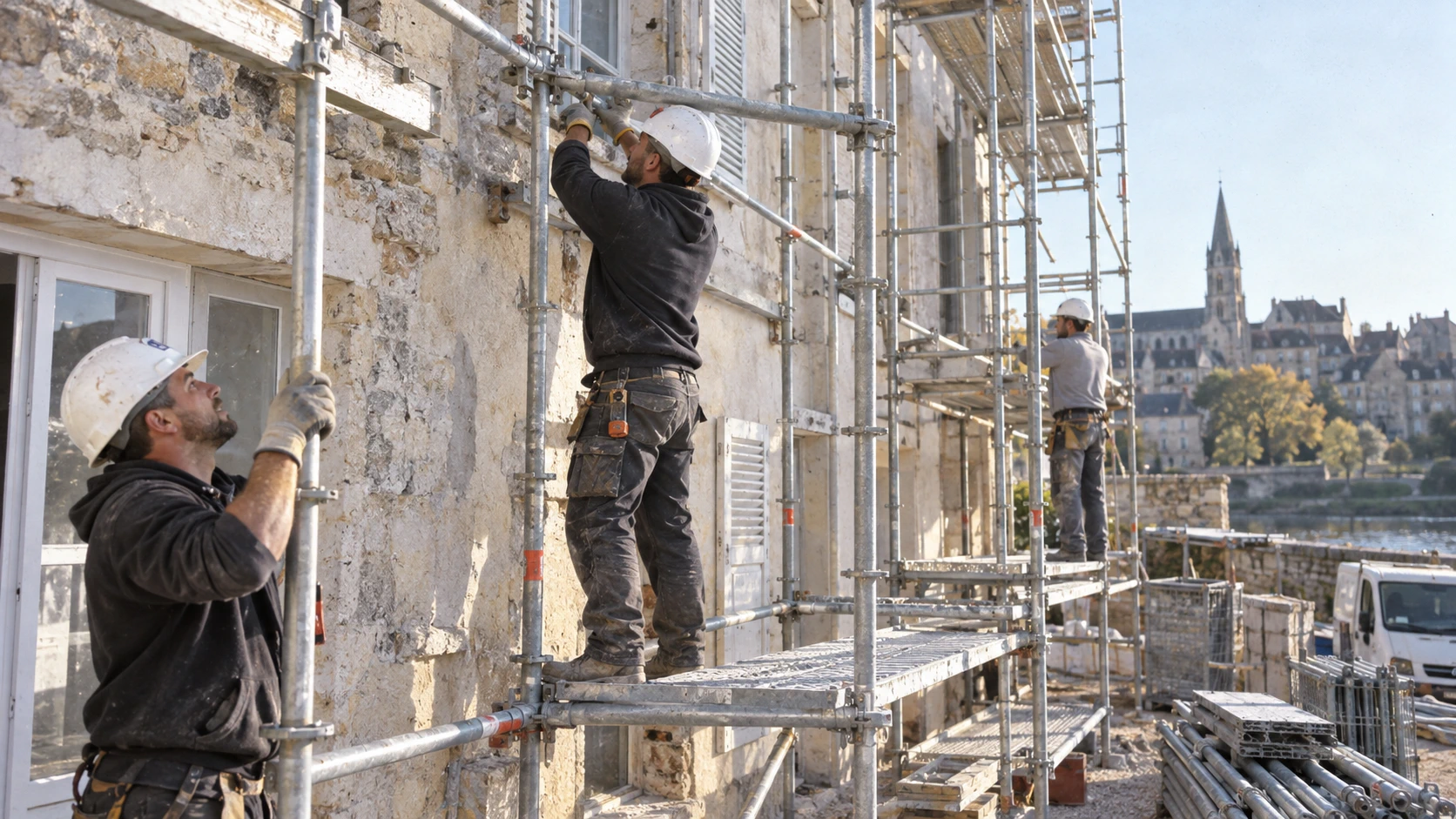 Sélectionnez l’échafaudage idéal pour vos travaux de maçonnerie
