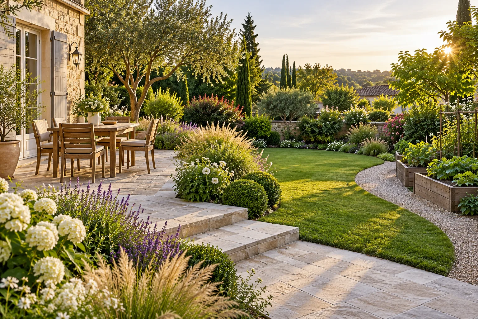 L'art d'aménager son jardin : concevoir un havre de paix contemporain et durable