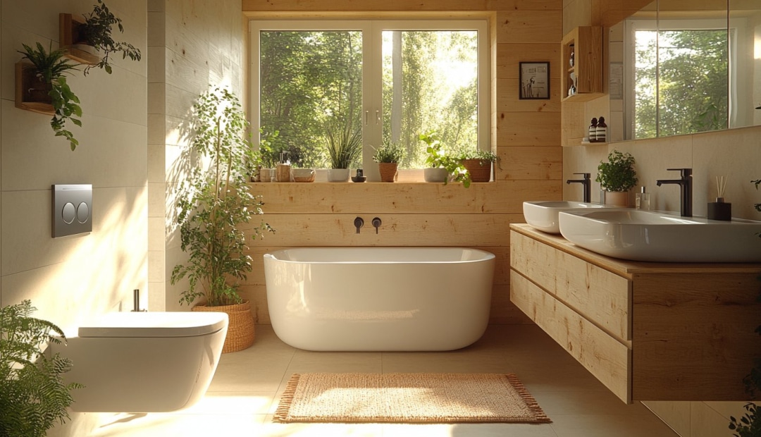 amenagement dune salle de bain ecologique astuces pour economiser leau et lenergie