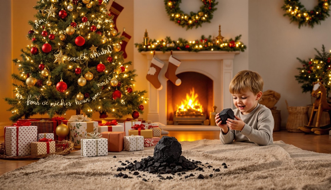 Boulet de charbon au pied du sapin : une tradition oubliée de noël à redécouvrir