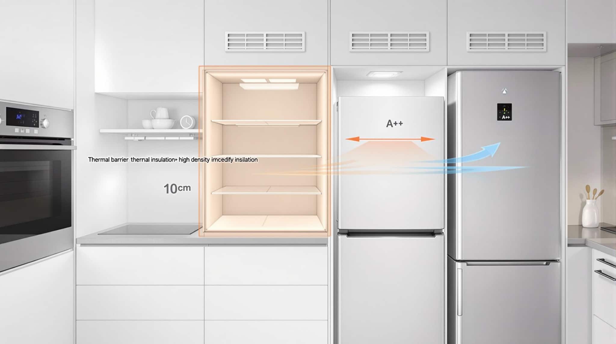 Distance idéale entre four et réfrigérateur : conseils pratiques pour un aménagement sécurisé