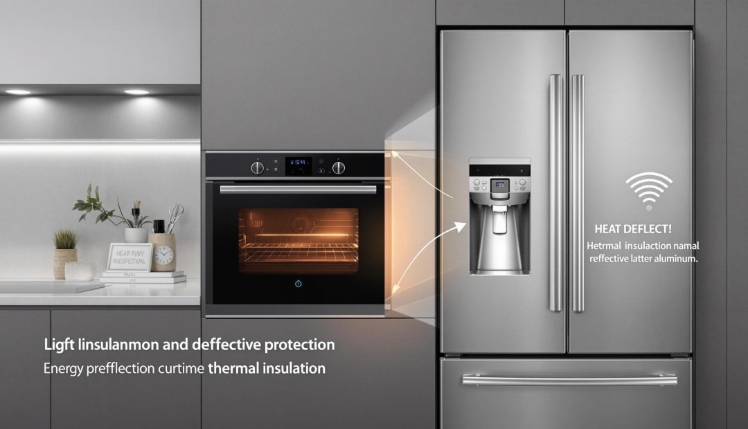 Optimiser l'isolation entre four et réfrigérateur pour une cuisine éco-responsable