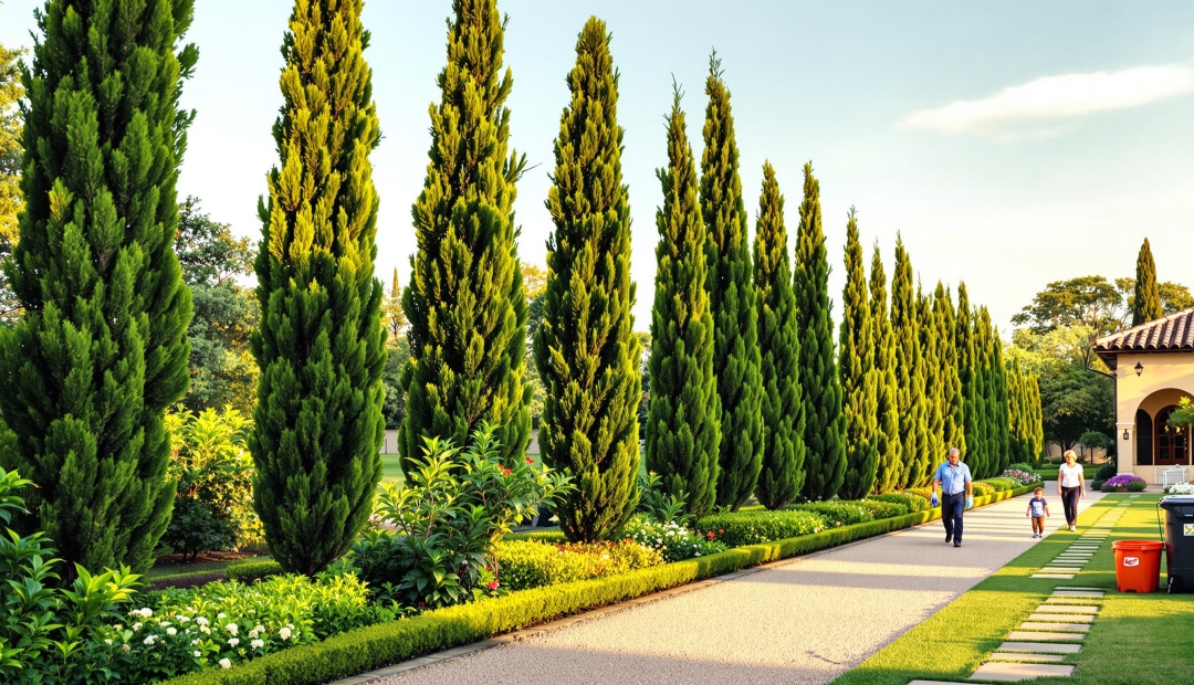 Cyprès au jardin : inconvénients et alternatives à considérer