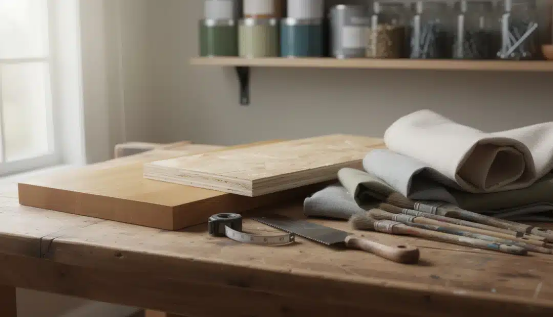 Choix des matériaux bricolage