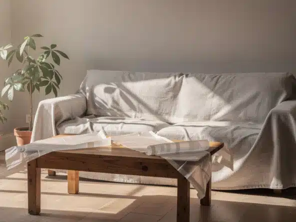 Protection de meubles lors de travaux