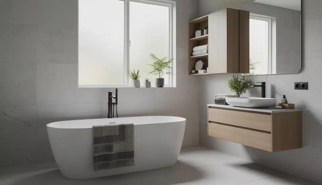 Aménagement salle de bain moderne