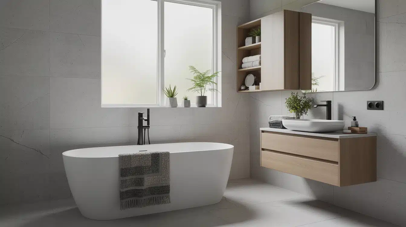 Aménagement salle de bain moderne